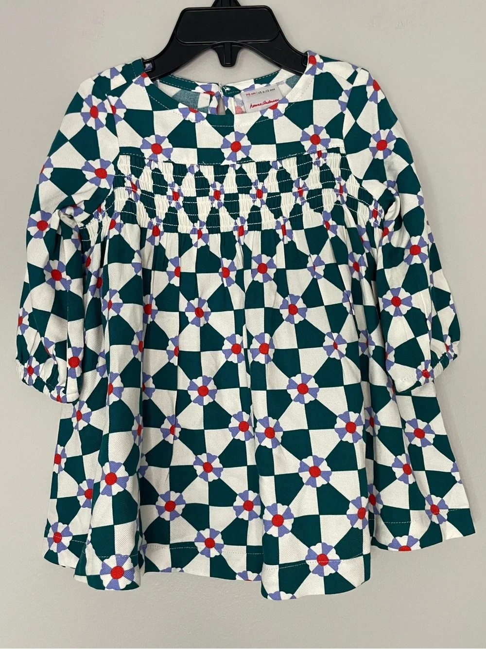 Hanna Andersson Baby Checkerboard Woven Dress